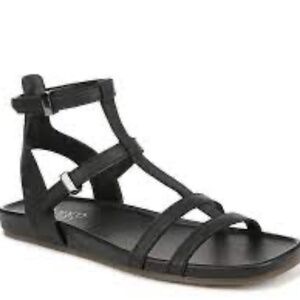 Franco Sarto Black Strappy Sandals